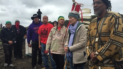 Presidential candidate Jill Stein faces charges at pipeline protest