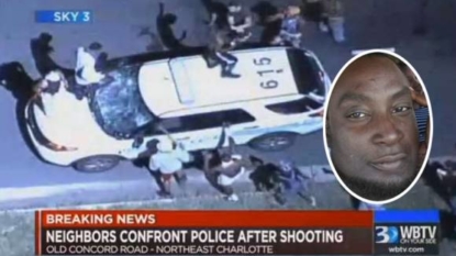 Protesters in Charlotte police shooting injure officers, shutdown highway