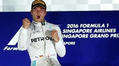 Rosberg reclaims drivers’ championship lead after winning Singapore Grand Prix