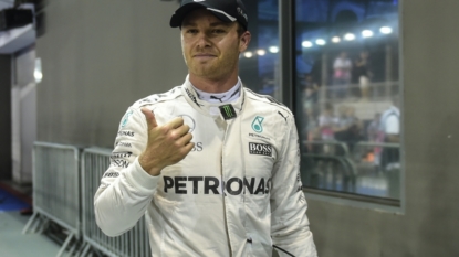 Rosberg takes pole for Singapore GP