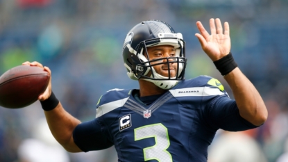 Russell Wilson, weirdo, was happy he sprained his ankle