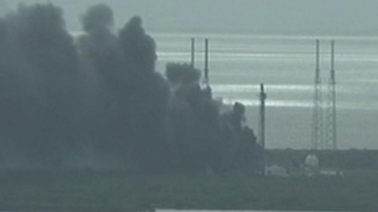 SpaceX Rocket Explodes On Launch Pad