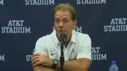 Saban coy about Alabama starting quarterback