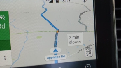 Speed limit info now showing up on Google Maps, Android Auto