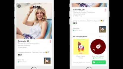 Spotify, Tinder Hookup For Music And Dating