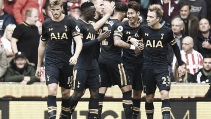 Scintillating Spurs sink Stoke as Son scores twice