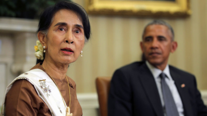 Suu Kyi urges United States investment to spur Myanmar transition