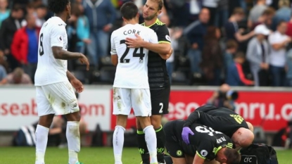 Swansea City 2-2 Chelsea: Costa brace secures point in controversial game