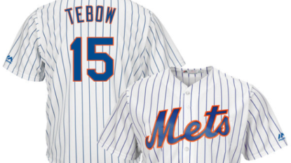 Tebow homers in batting practice at Day 2 of Mets camp