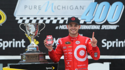 NASCAR’s Kyle Larson wins at MIS for first Sprint Cup victory