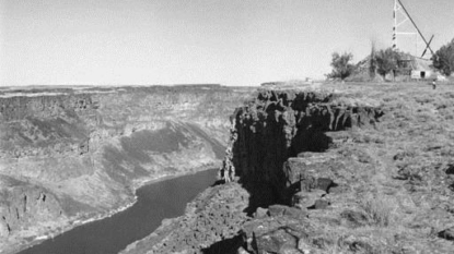 Eddie Braun successfully jumped the Snake River Canyon