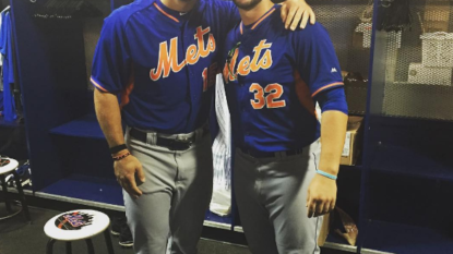 Tebow works out at Mets camp