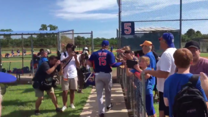 Tim Tebow’s First Day at Mets Camp is a Circus, Obviously