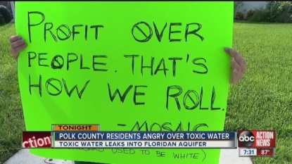 Sinkhole dumps reprocessed water into Florida aquifer