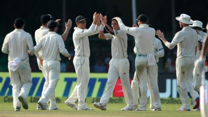 New Zealand fights back to restrict India to 185-4 at tea