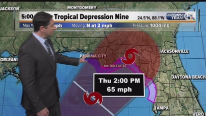 Tropical Depression 9 could become hurricane before reaching Florida