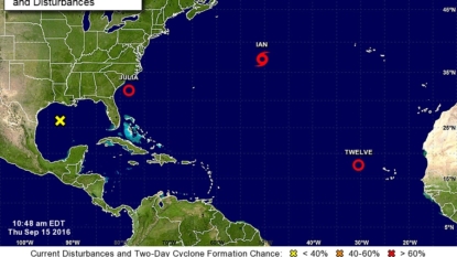 Tropical Storm Julia forms Tuesday evening