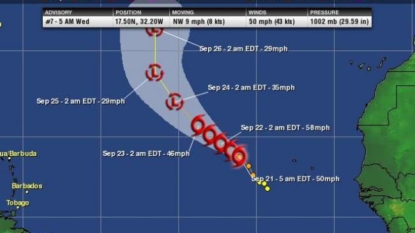 Tropical Storm Paine weakening in the Pacific