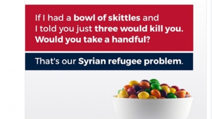 Trump Jr. tweet compares Syrian refugees to poisoned Skittles