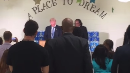 Trump calls MI pastor ‘nervous mess’ after she interrupts his speech