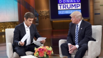 Trump shows medical records to Dr. Oz