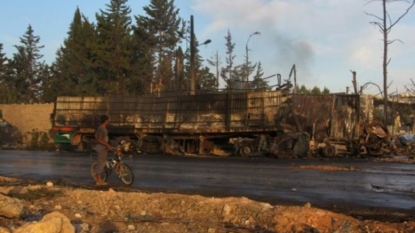 U.S. blames Russian Federation for airstrike on Syrian civilian convoy