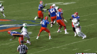 UF not sure if WR Callaway (quads) will play