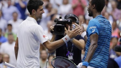 US Open: Novak Djokovic beats Gael Monfils to reach final