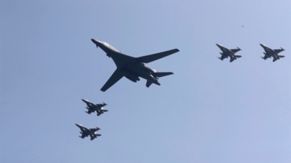 US flies bombers over South Korea again in show of force