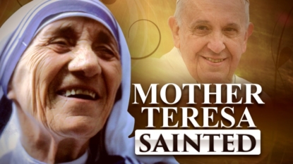 Mother Teresa honored as saint and model of mercy