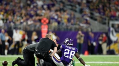 Minnesota Vikings RB Adrian Peterson undergoing surgery Thursday for meniscus tear