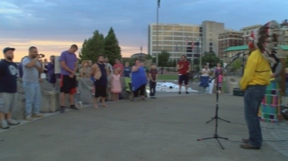 Protest Against Pipeline Held in Evansville