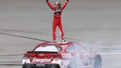 You Always Remember Your First Time – Larson Wins At Michigan