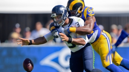 Los Angeles Rams sack Seattle Seahawks in L.A. home opener