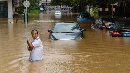 Dozens missing as typhoon triggers landslides in China