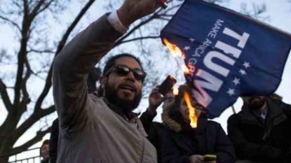 Donald Trump’s victory sets off protests on both coasts