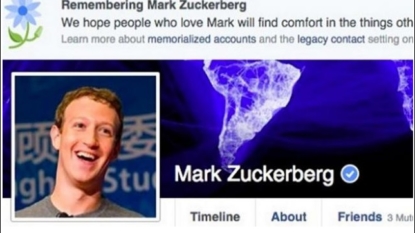 Facebook Glitch Informs Users They’re Dead – Including CEO Mark Zuckerberg