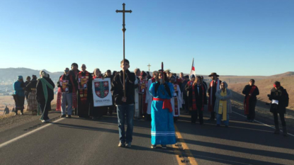 Group peacefully protests Dakota Access Pipeline in Rapid City