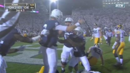 No. 20 Penn State hammers Iowa 41-14