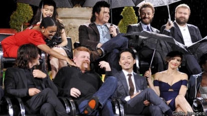 Steven Yeun talks about the epic premiere