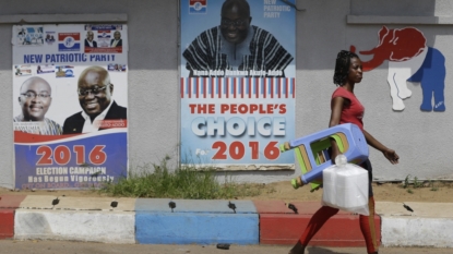 Ghana president, longtime opposition leader face off in vote