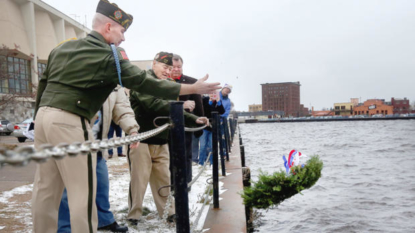 Guests observe moment of silence at Pearl Harbor