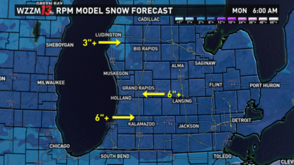 The snow will end tonight, but bitter cold is on the way!