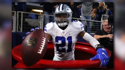 Cowboys’ Elliott won’t be fined for jumping in Salvation Army kettle