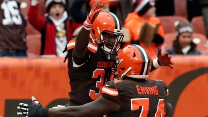 The Cleveland Browns defeat the Chargers for their first win of