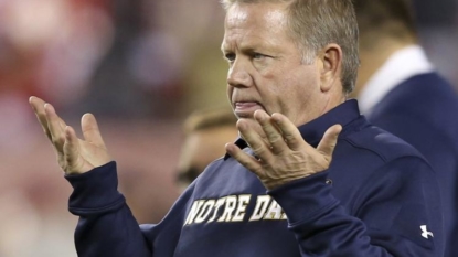 Brian Kelly explores Irish exit from Notre Dame football