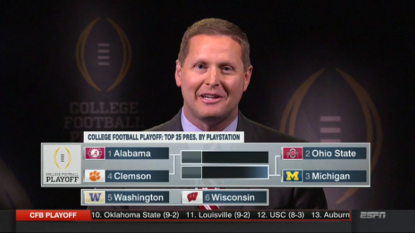 Alabama leads Ohio State, Michigan, Clemson