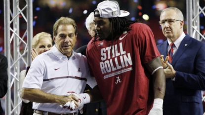 Nick Saban refutes talk of Lane Kiffin helping Alabama in title game