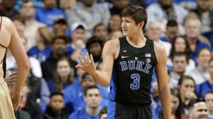 Duke’s Grayson Allen scores 15 points in his return from suspension