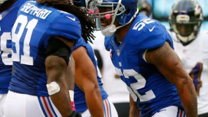 Giants-Redskins halftime score: Giants lead, 10-0, after solid first half